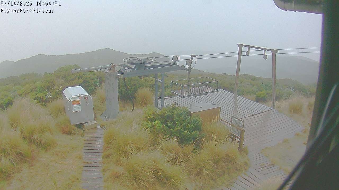 Flying Fox Goods List top station, fixed lens camera