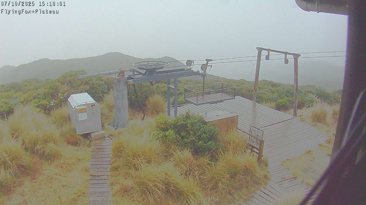 Flying Fox Goods List top station, fixed lens camera