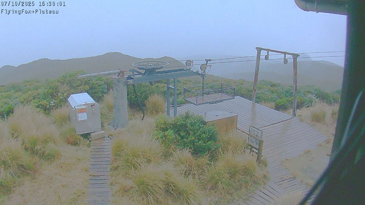 Flying Fox Goods List top station, fixed lens camera