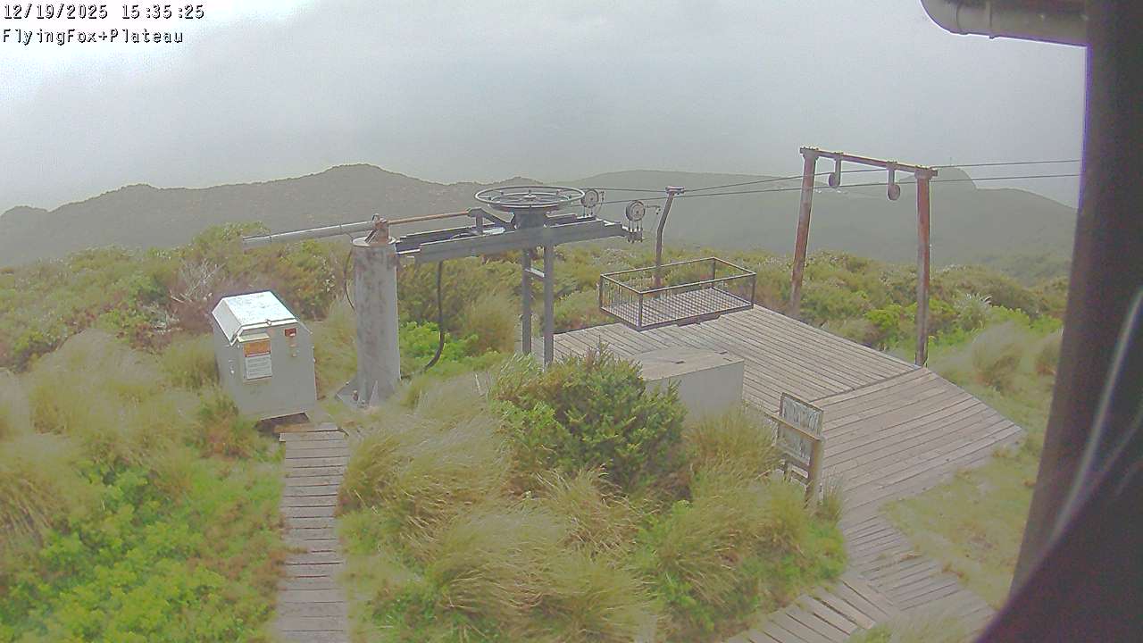 Flying Fox Goods List top station, fixed lens camera