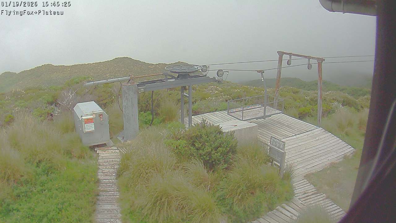 Flying Fox Goods List top station, fixed lens camera