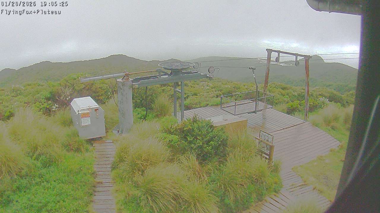 Flying Fox Goods List top station, fixed lens camera