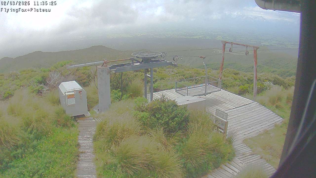 Flying Fox Goods List top station, fixed lens camera