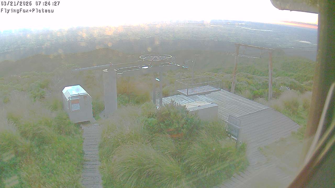 Flying Fox Goods List top station, fixed lens camera