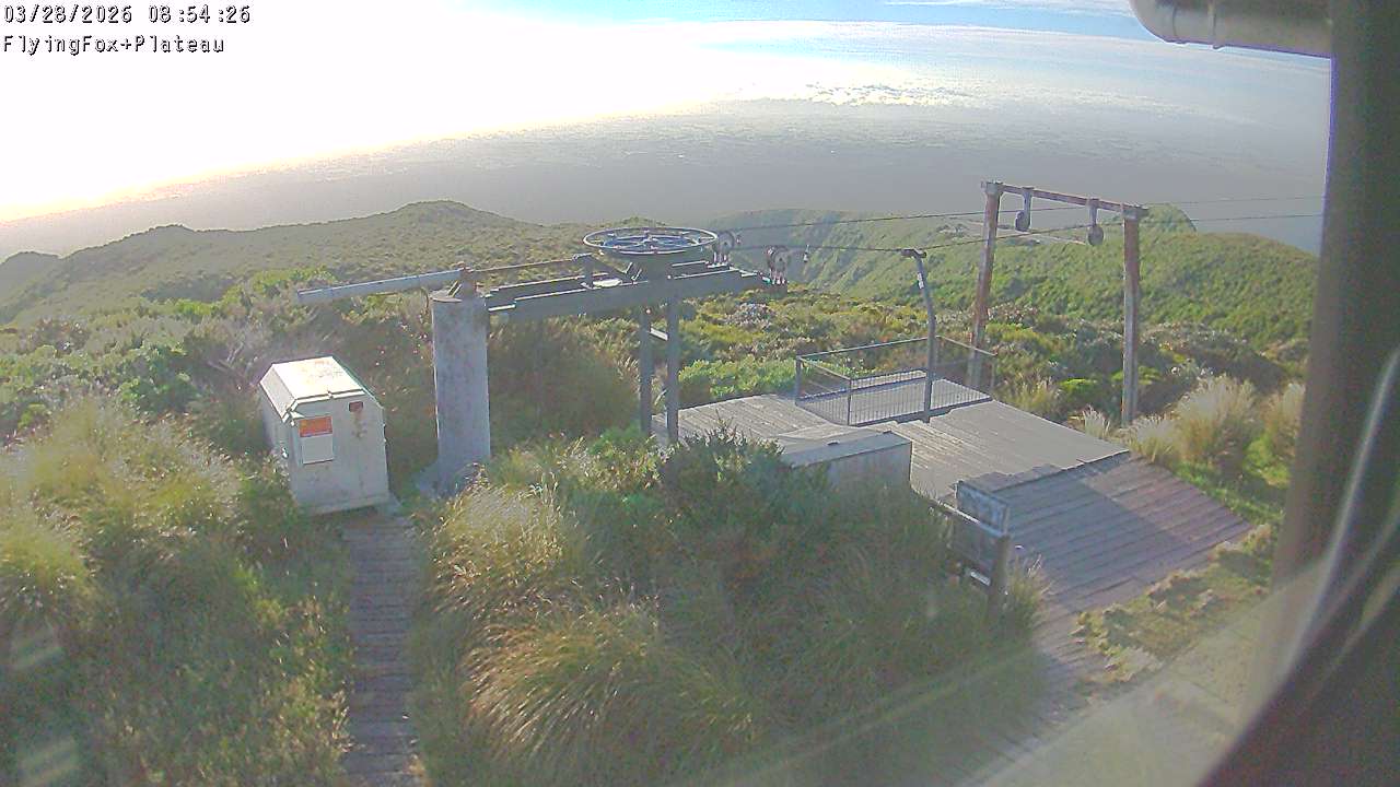 Flying Fox Goods List top station, fixed lens camera