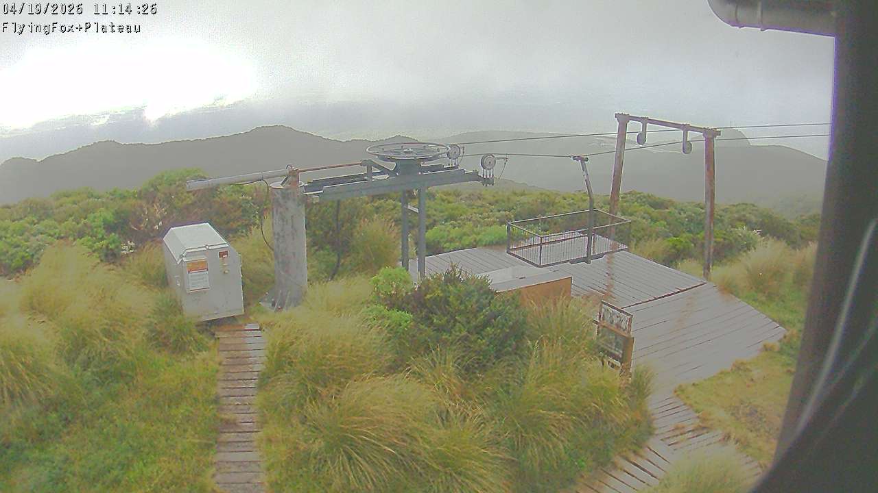 Flying Fox Goods List top station, fixed lens camera