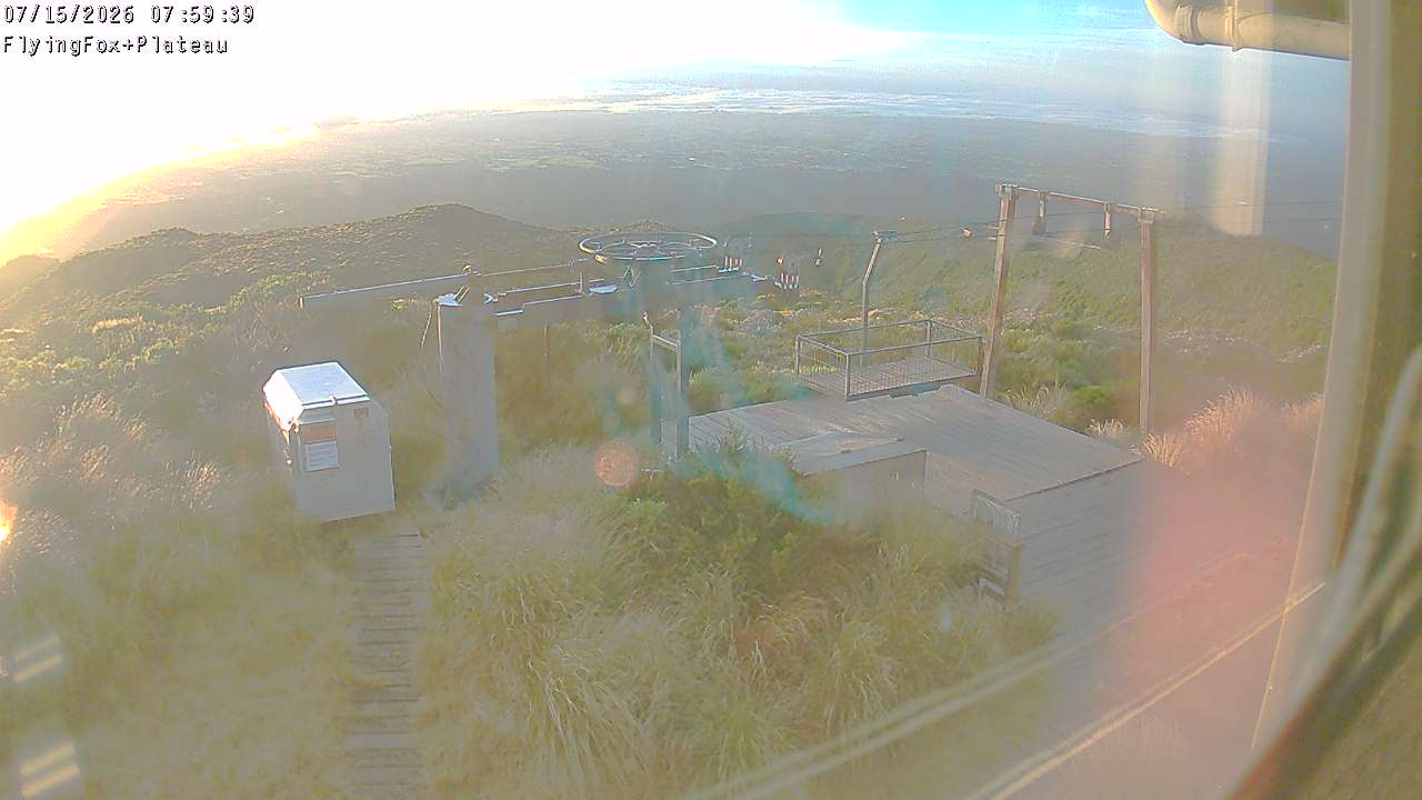 Flying Fox Goods List top station, fixed lens camera