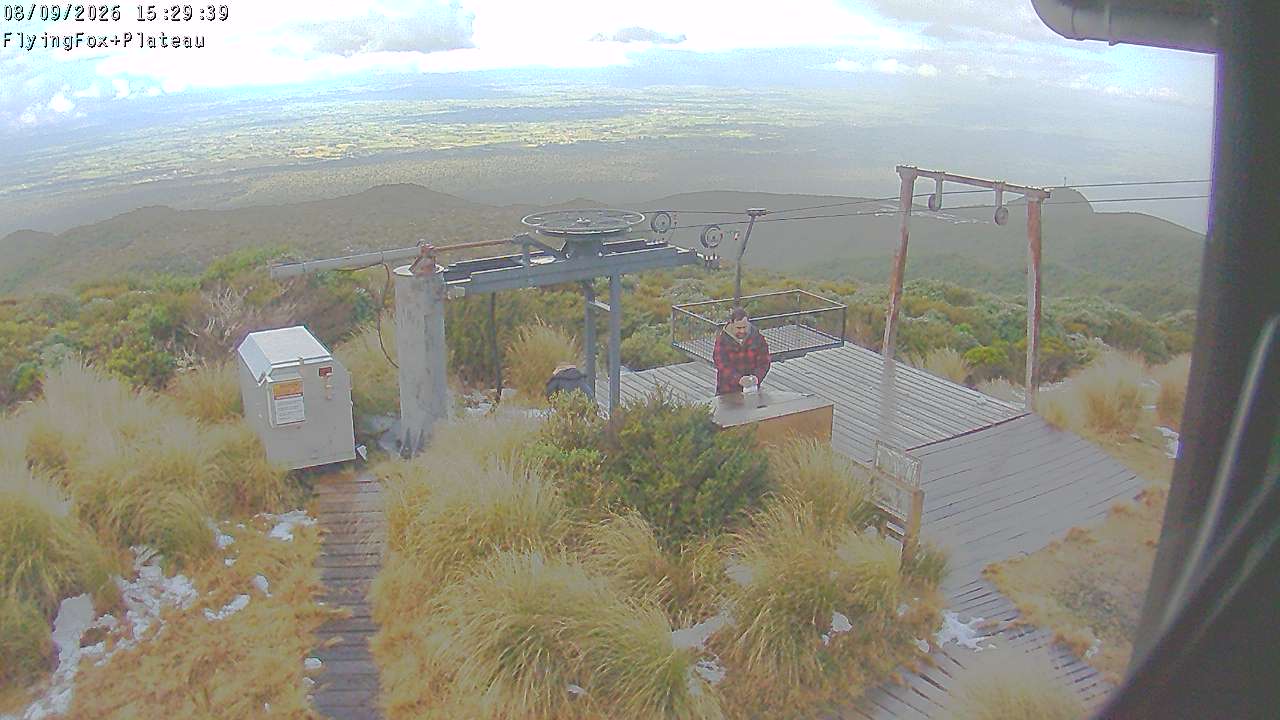 Flying Fox Goods List top station, fixed lens camera