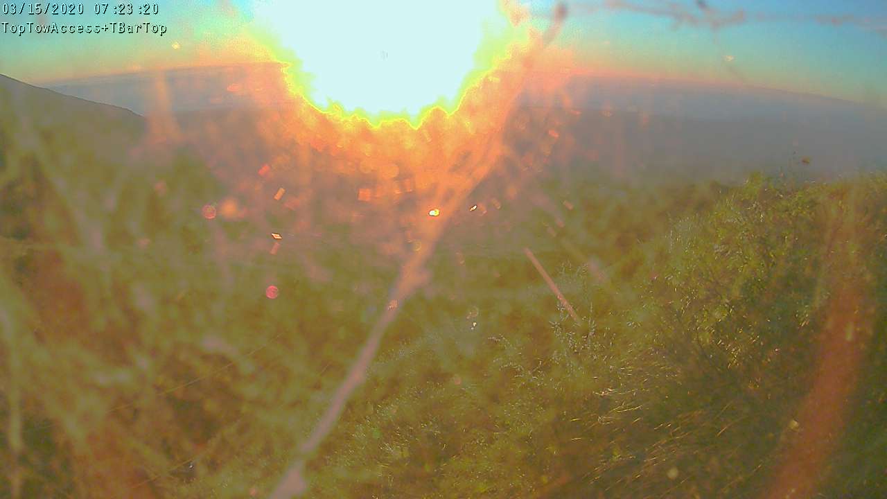 Access Tow towards the T-Bar, fixed lens camera