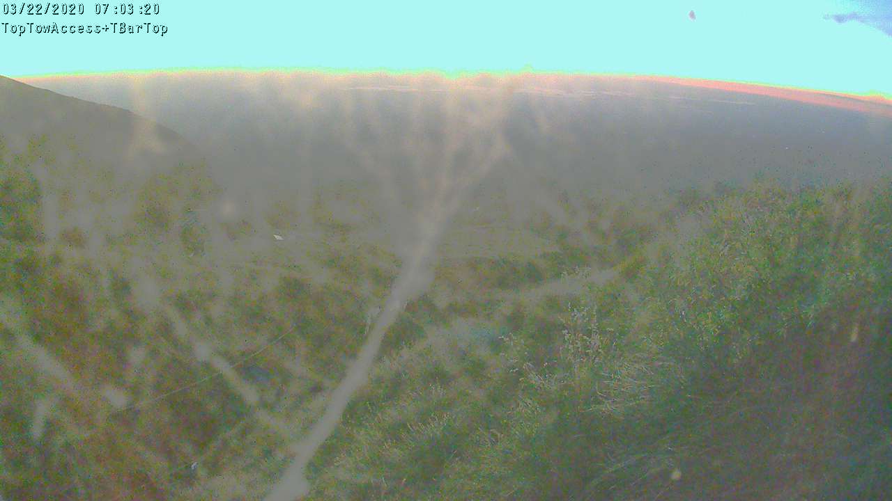 Access Tow towards the T-Bar, fixed lens camera