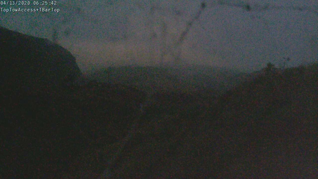 Access Tow towards the T-Bar, fixed lens camera