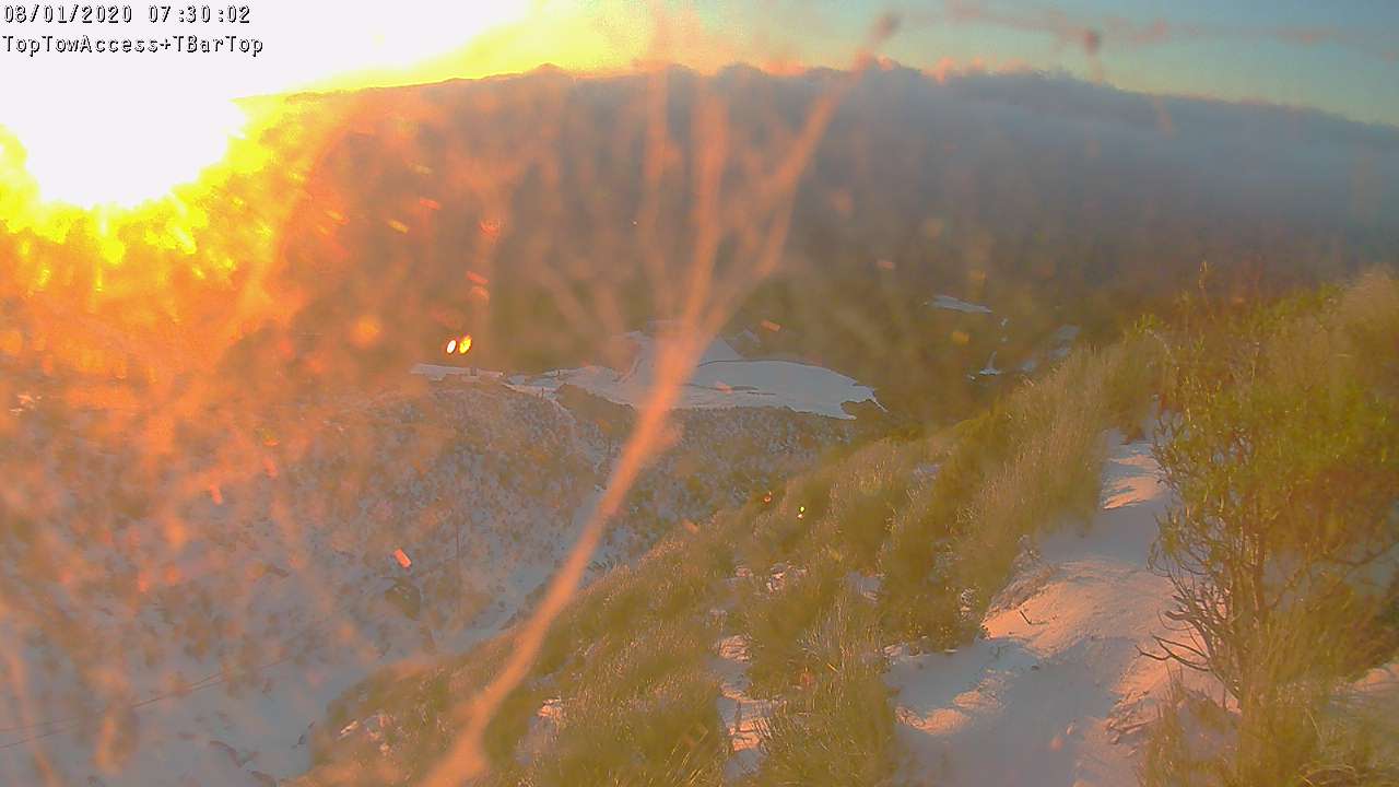 Access Tow towards the T-Bar, fixed lens camera